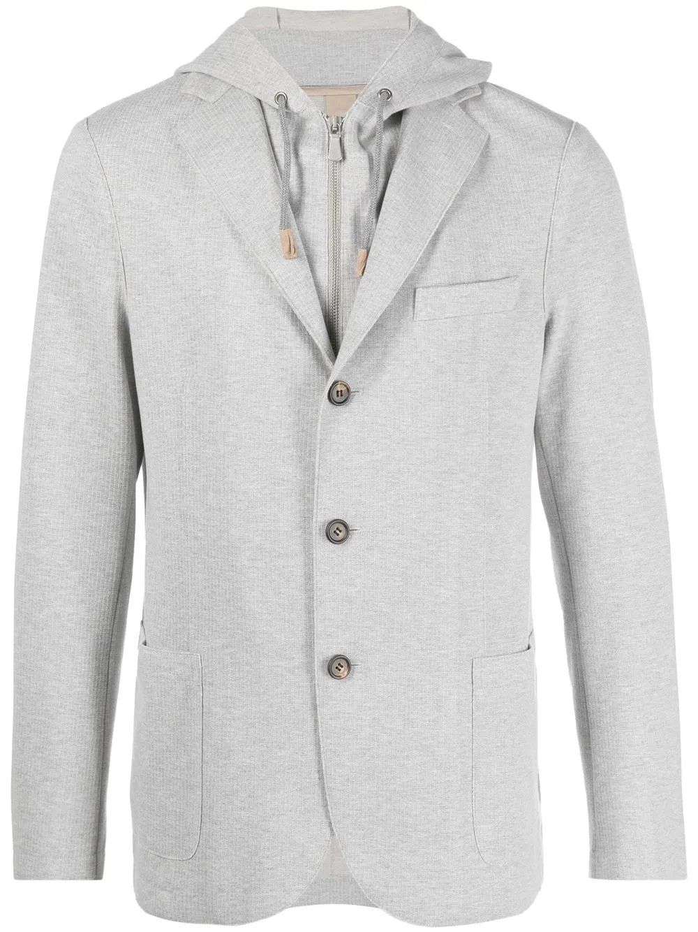

Eleventy zip-up sweater-blazer - Grey