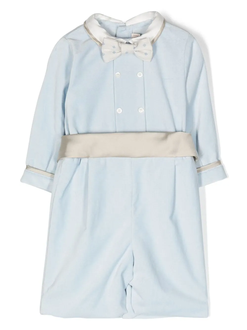 

La Stupenderia bowtie-embellished romper - Blue