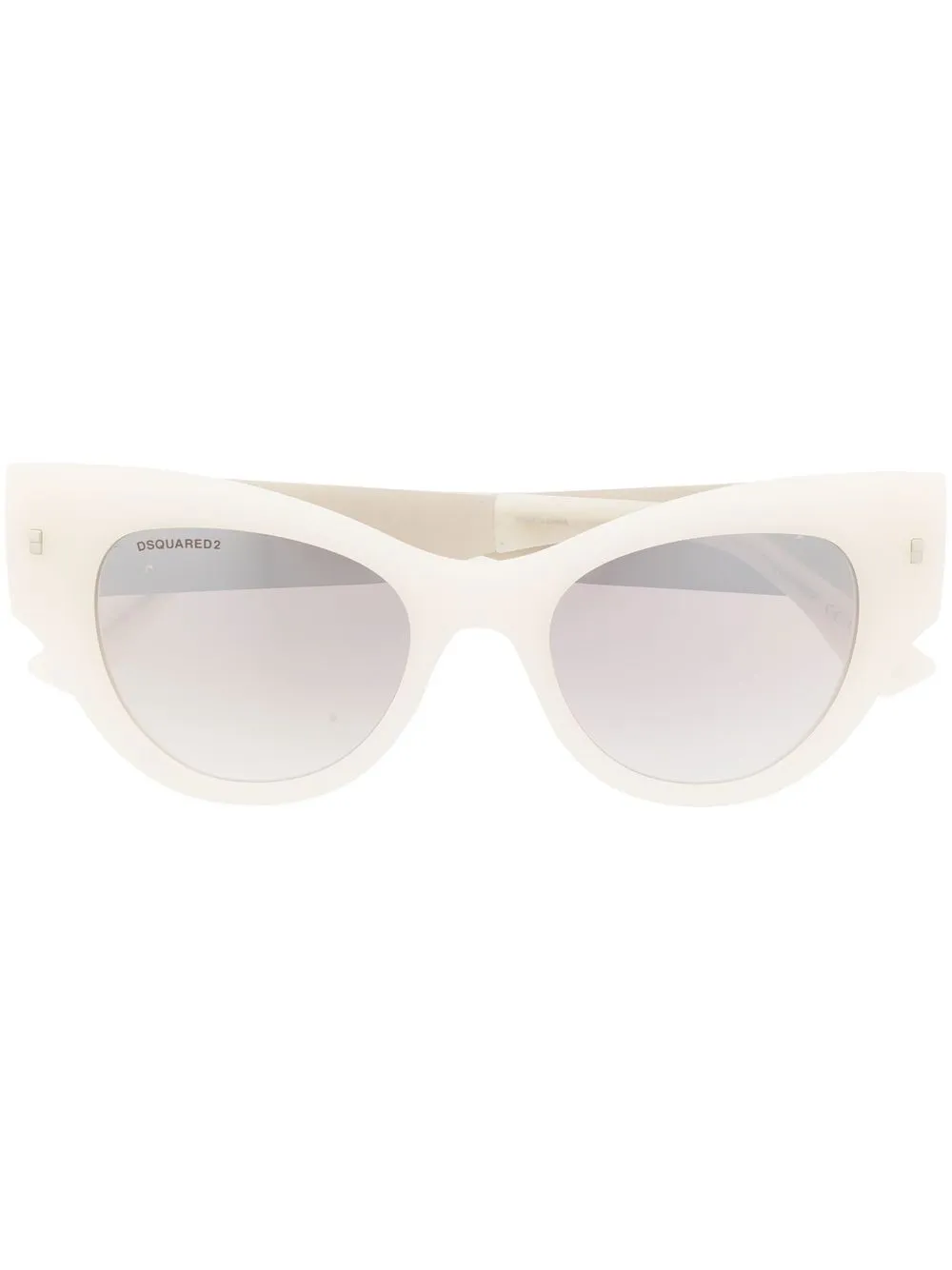 

Dsquared2 Eyewear logo-plaque cat-eye sunglasses - White