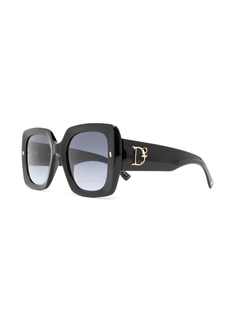 Dsquared2 Eyewear Zonnebril met logo-reliëf - Zwart