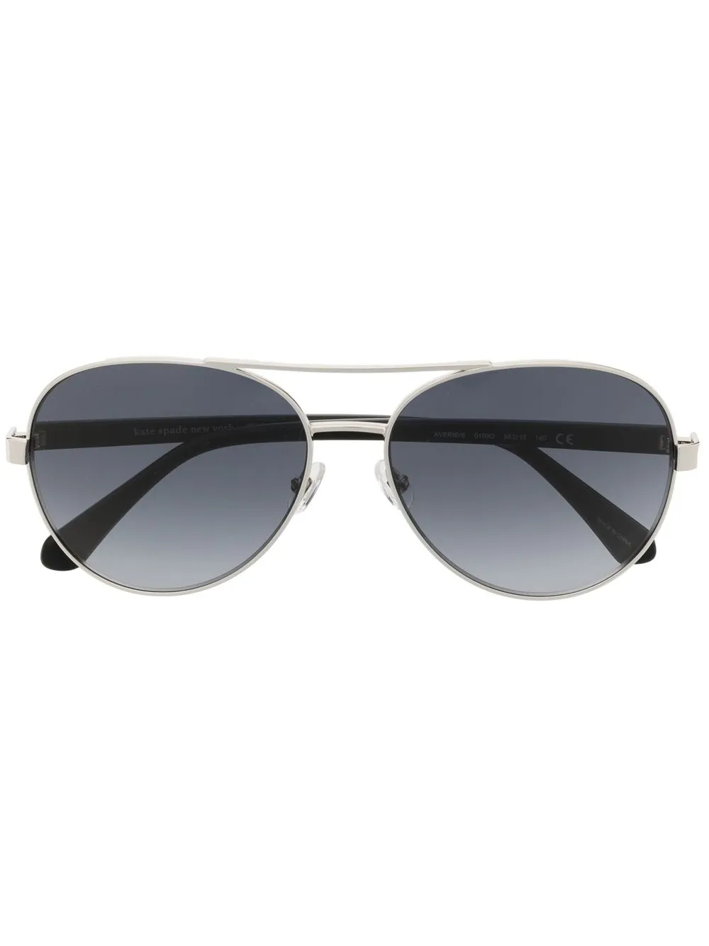 

Kate Spade Averie round-frame sunglasses - Silver