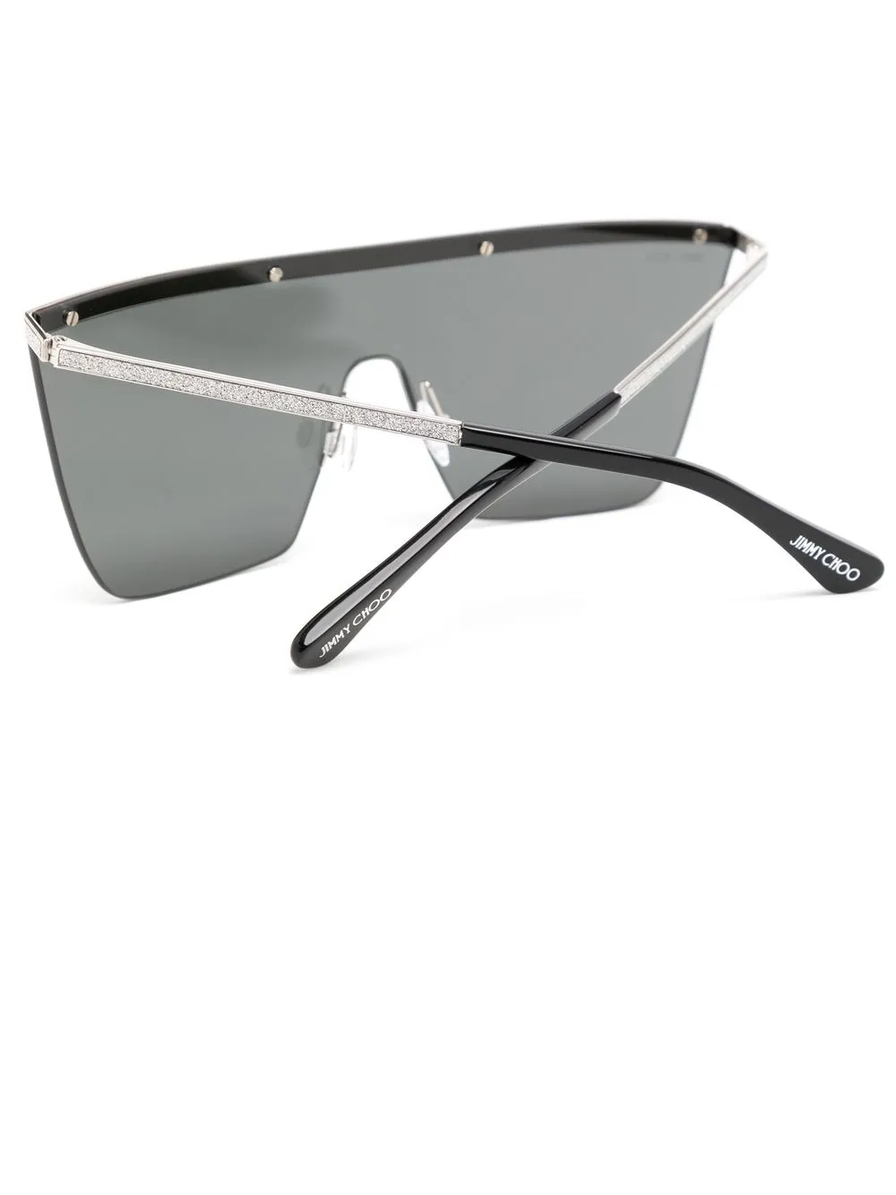 Jimmy Choo Eyewear Leah Sheild Frame Sunglasses Farfetch