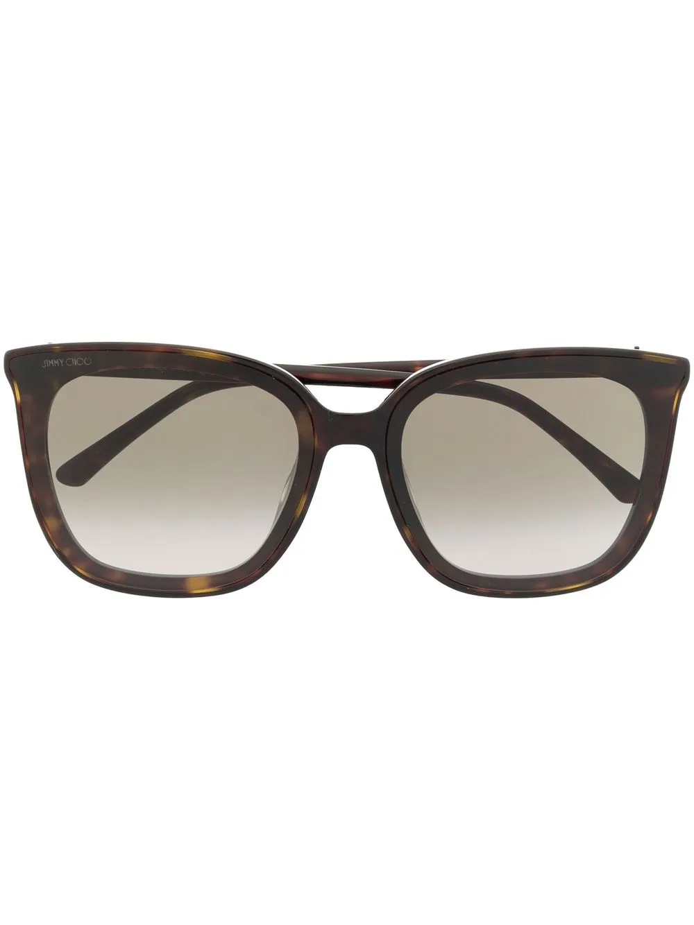 

Jimmy Choo Eyewear square-frame oversize sunglasses - Brown
