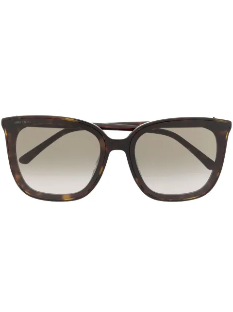 square-frame oversize sunglasses