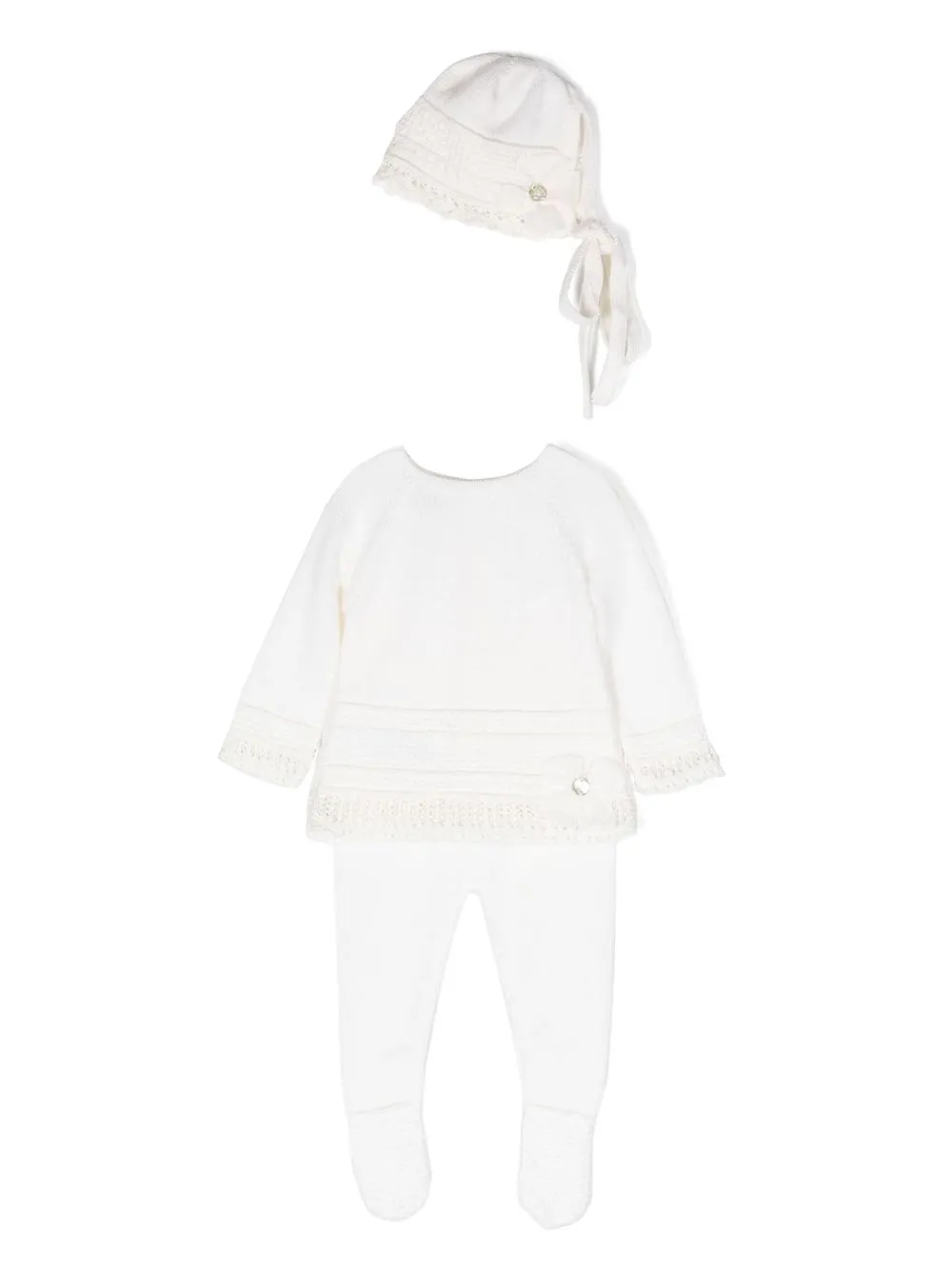 

Paz Rodriguez wool leggings gift set - White