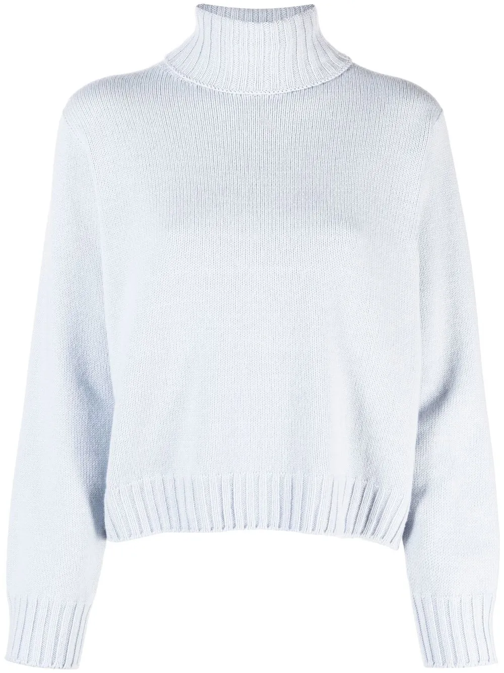 

Fabiana Filippi roll-neck wool-silk jumper - Blue