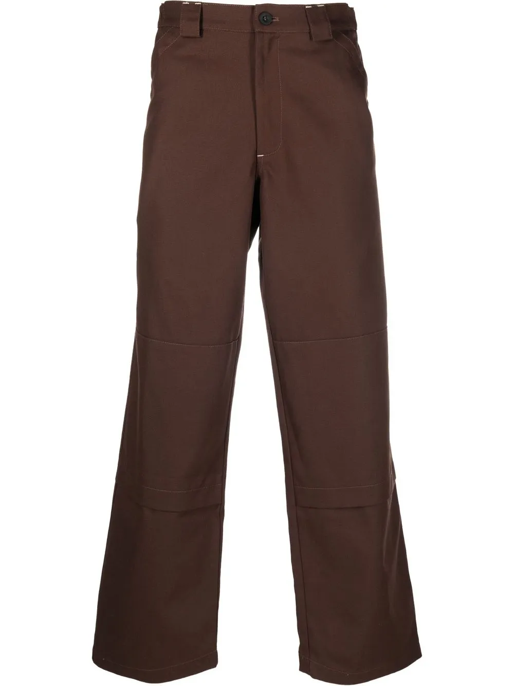 

GR10K Replicated Klopman straight-leg trousers - Brown