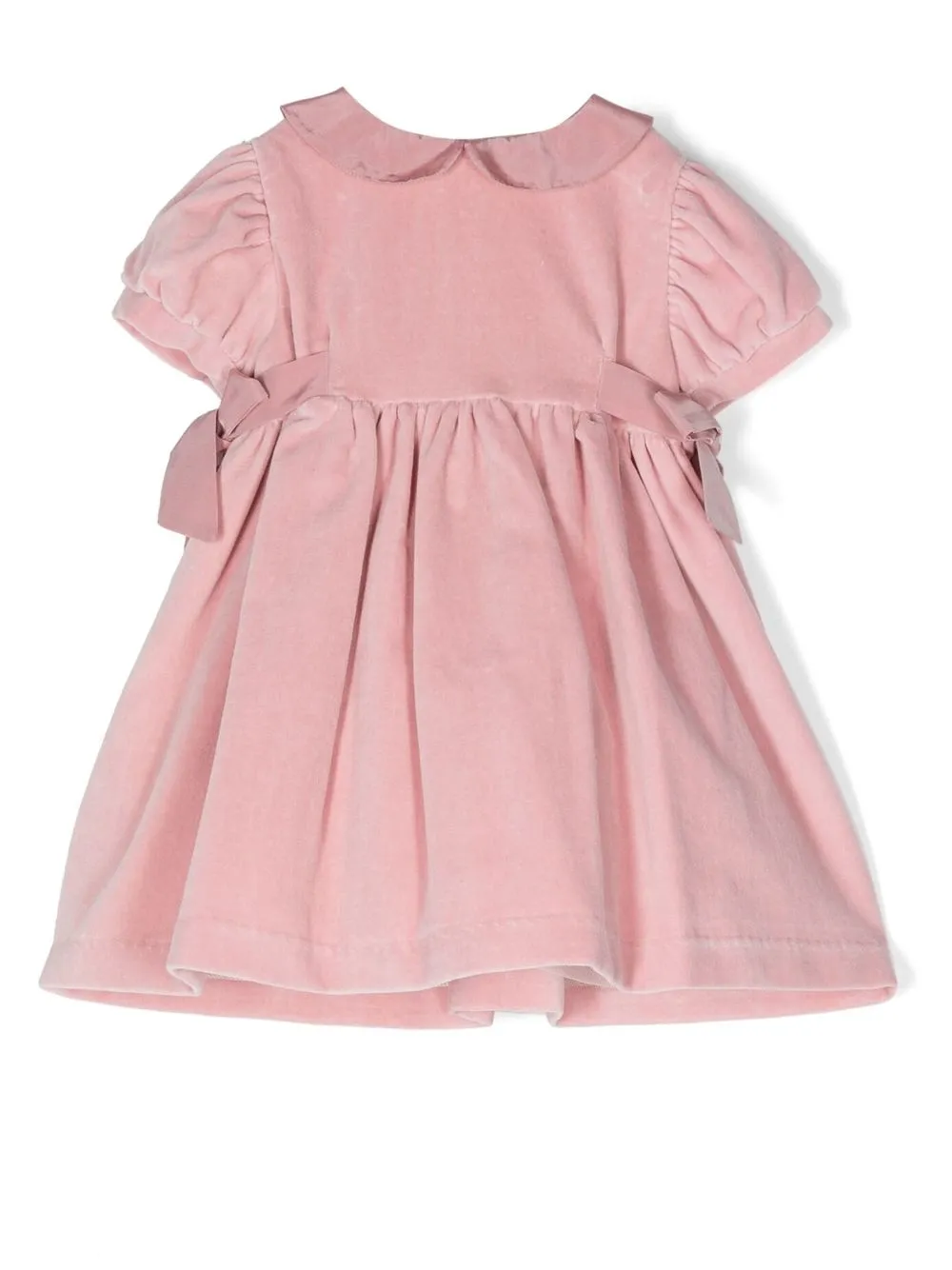 

Mariella Ferrari bow-embellished velvet dress - Pink
