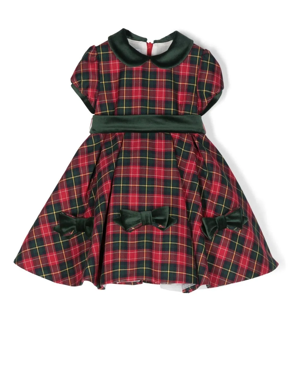 

Colorichiari tartan check-print dress - Green