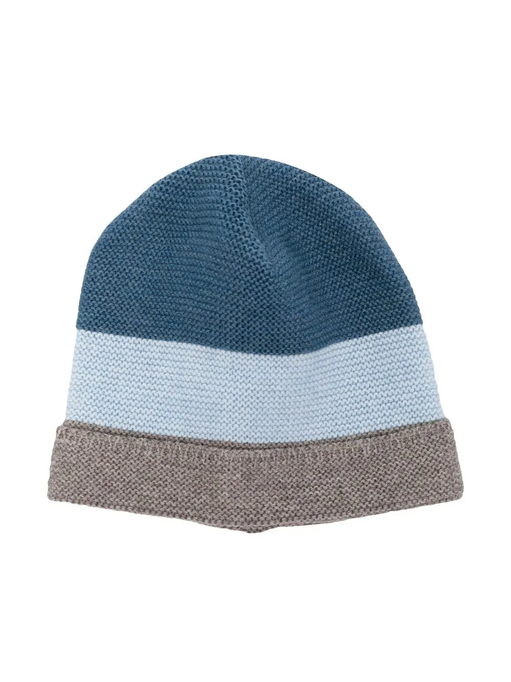 

Colorichiari colour-blocked wool beanie - Blue