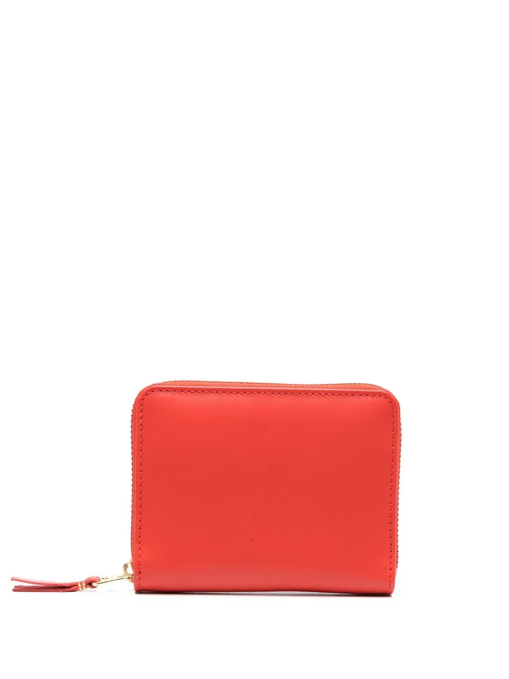 

Comme Des Garçons Wallet zip-up leather purse - Red