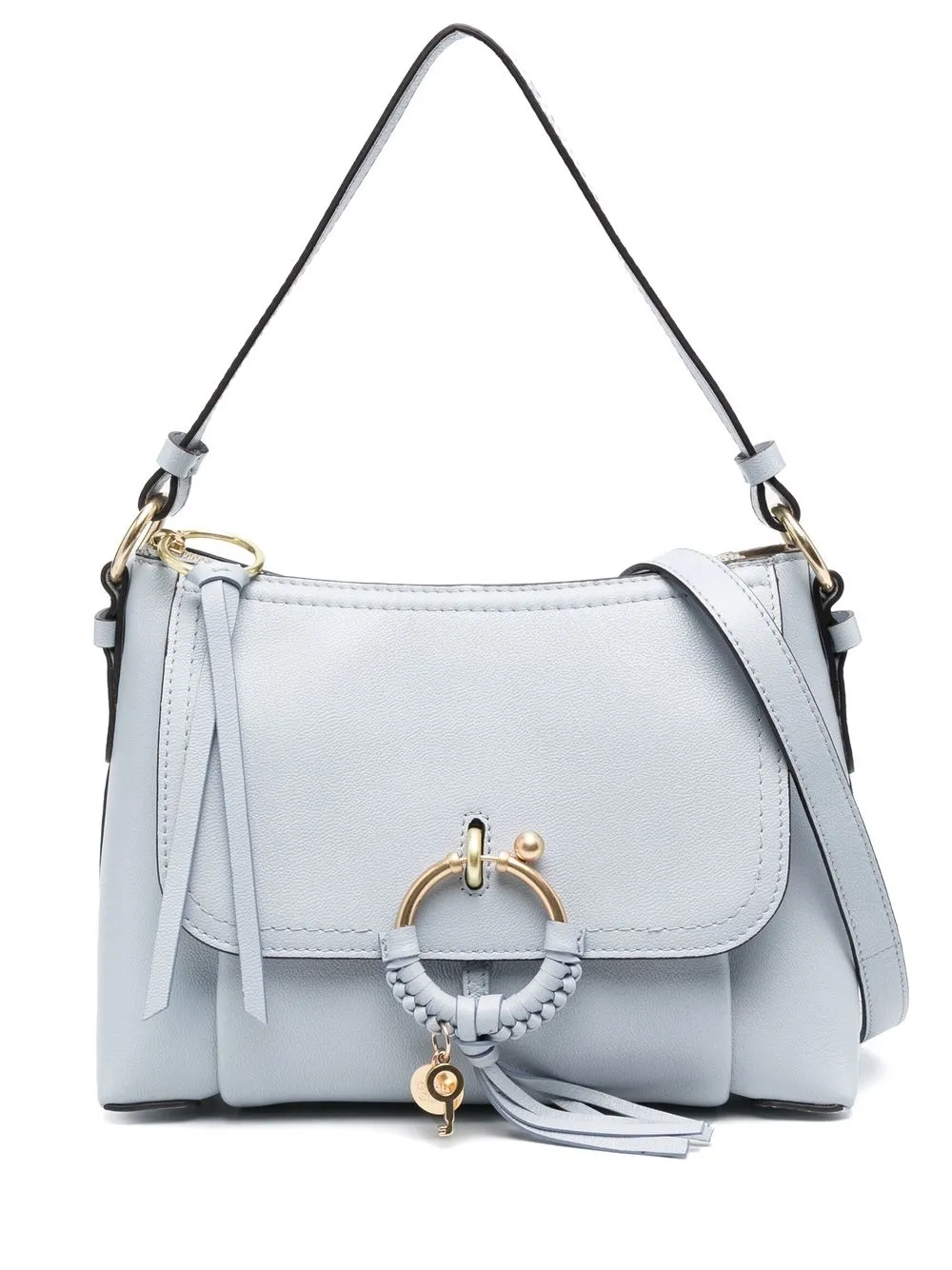 

See by Chloé tassel-detail leather shoulder bag - Blue
