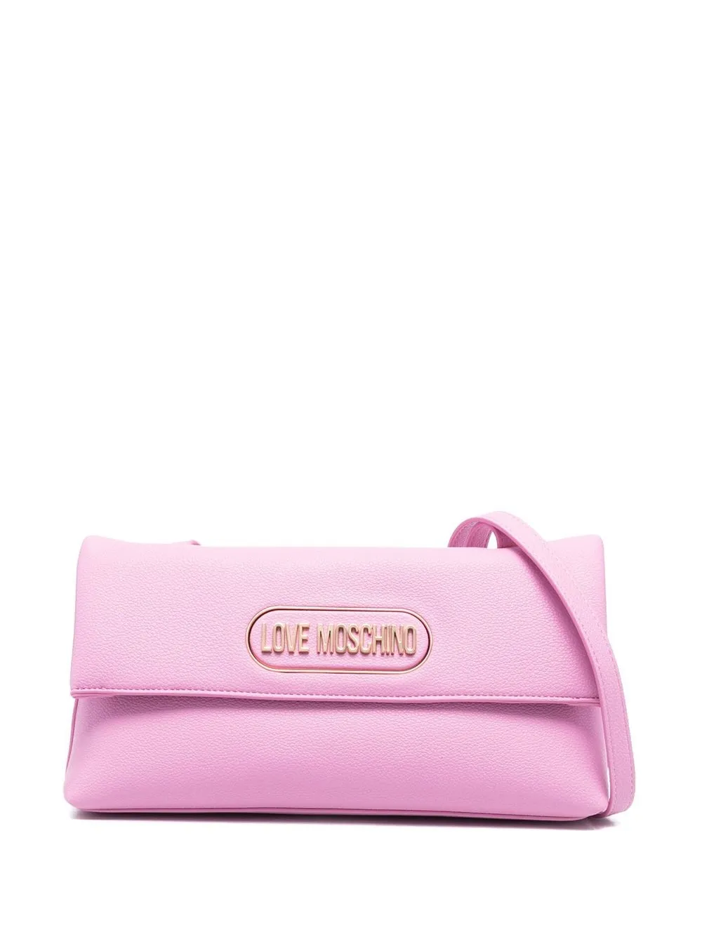 

Love Moschino logo-detail crossbody bag - Pink
