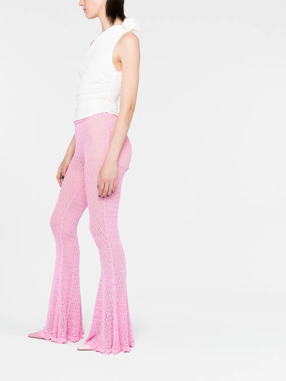 Blumarine Gestrickte Schlaghose | Image 6