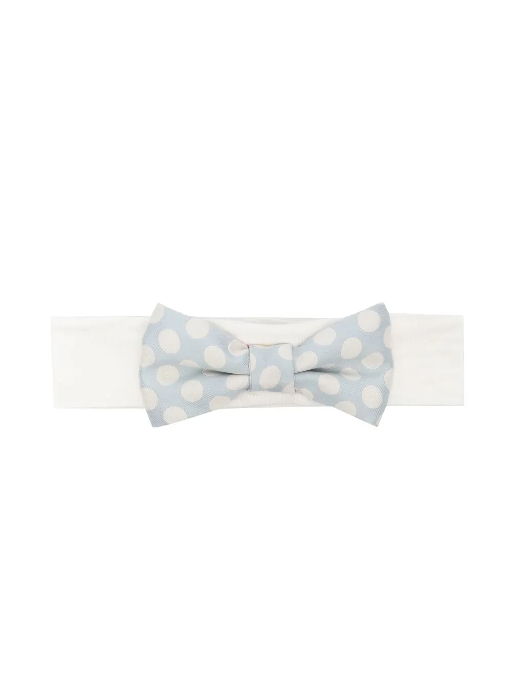 

La Stupenderia polka-dot bow-embellished headband - White