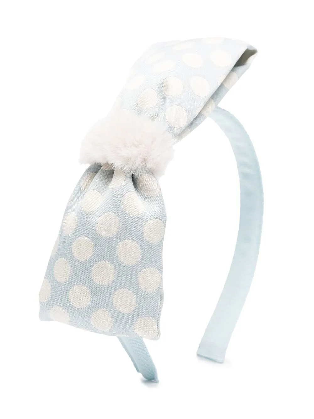 

La Stupenderia bow-detail hairband - Blue