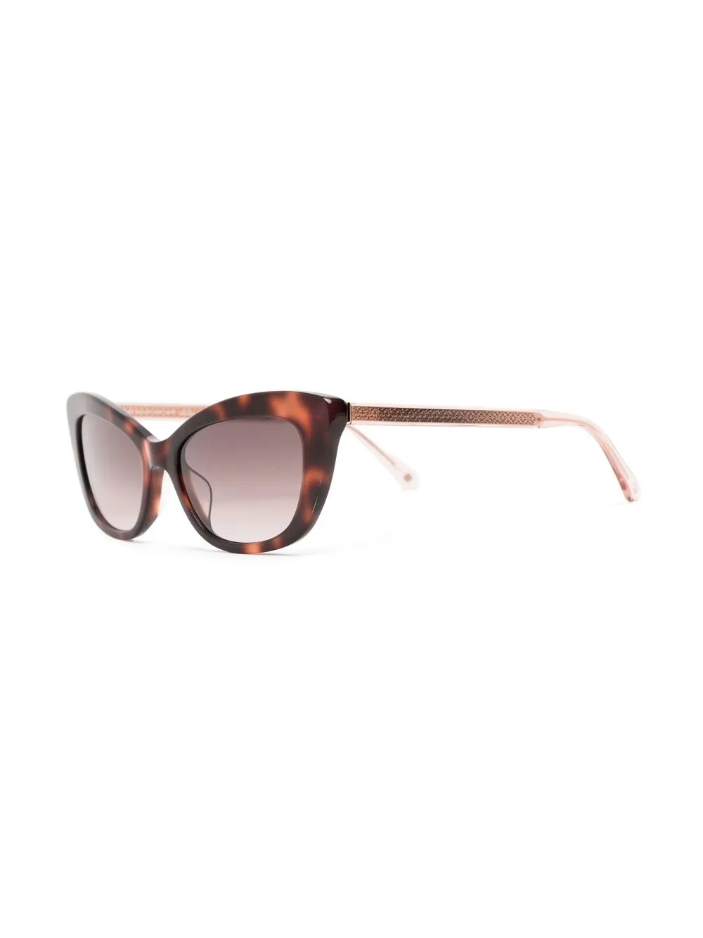 Kate Spade Zonnebril met schildpadschild design - Bruin