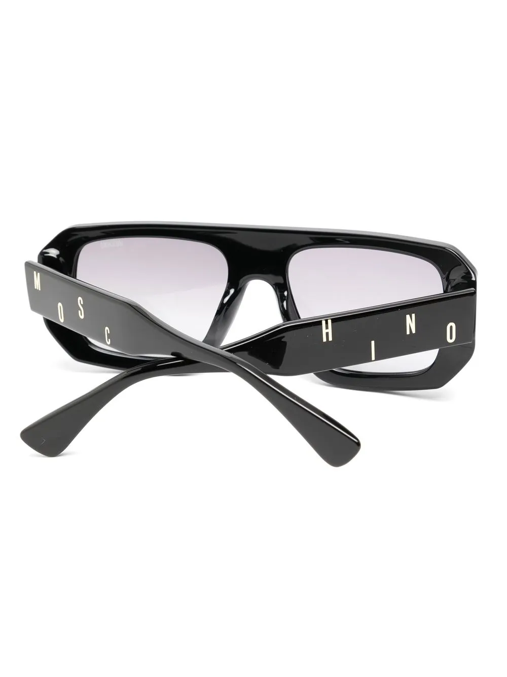 Moschino Eyewear logoprint rectangleframe Sunglasses Farfetch
