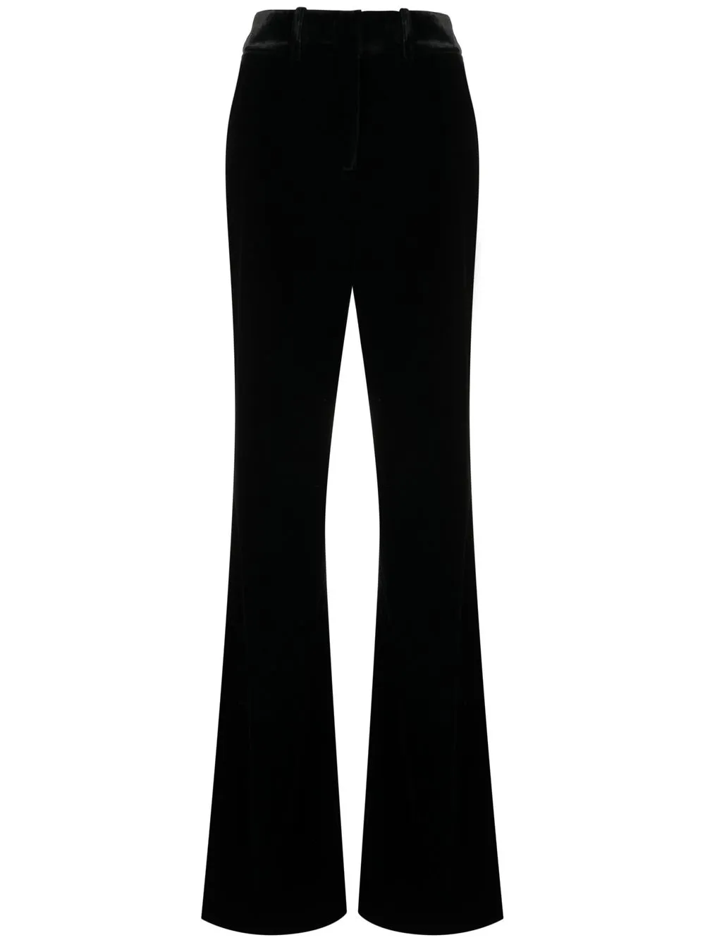 

BCBG Max Azria flared velvet-effect trousers - Black