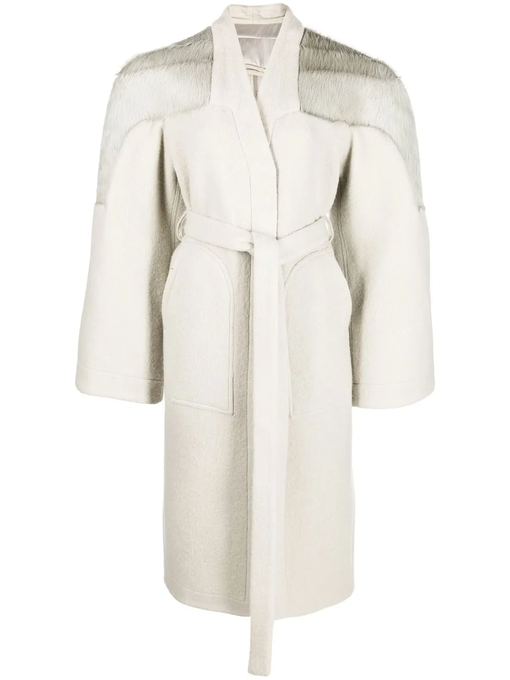 

Rick Owens abrigo Girdered Dagger - 08 PEARL