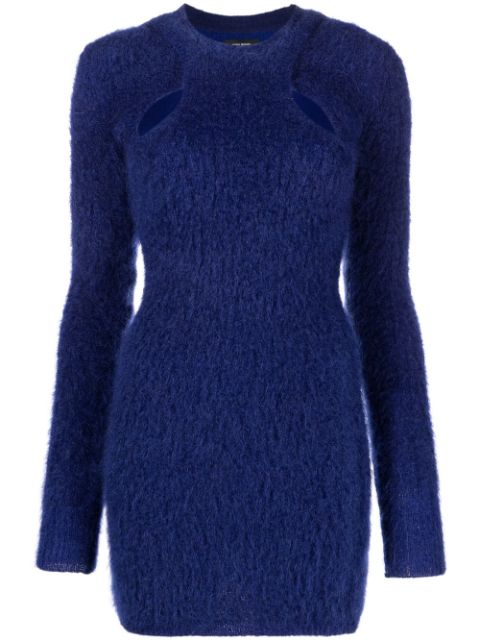 ISABEL MARANT Alfie cut-out knit dress Women