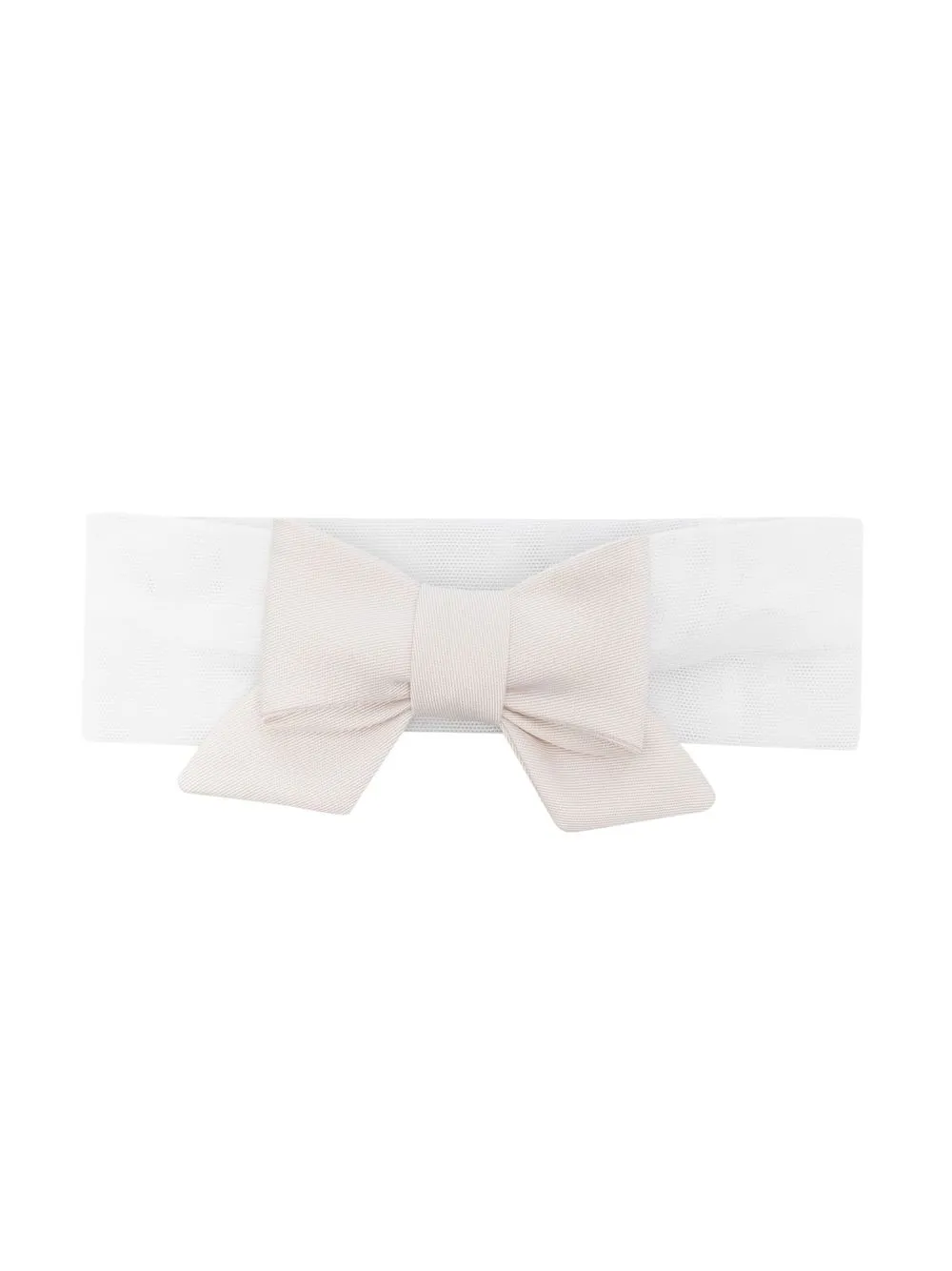 

Colorichiari bow-detail headband - Neutrals