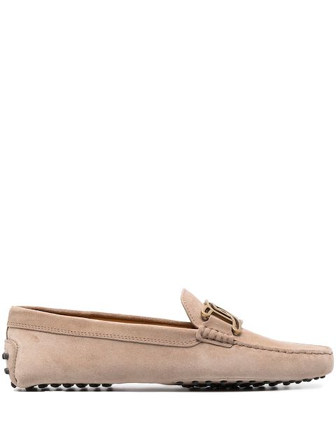 Tod's Kate Gommino suede loafers 