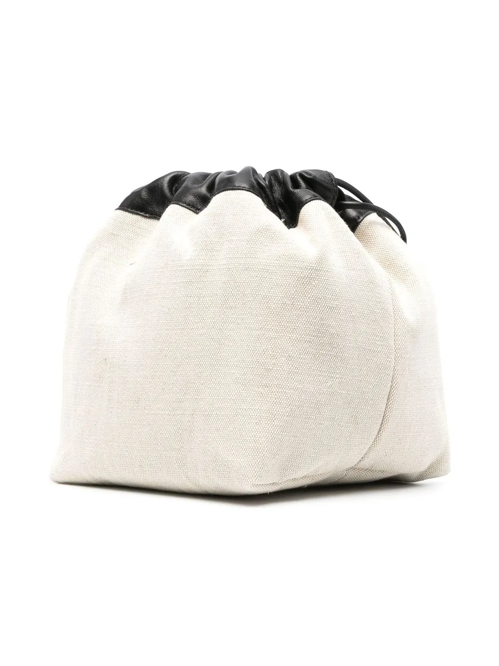 Shop Jil Sander Logo-print Bucket Bag In Neutrals