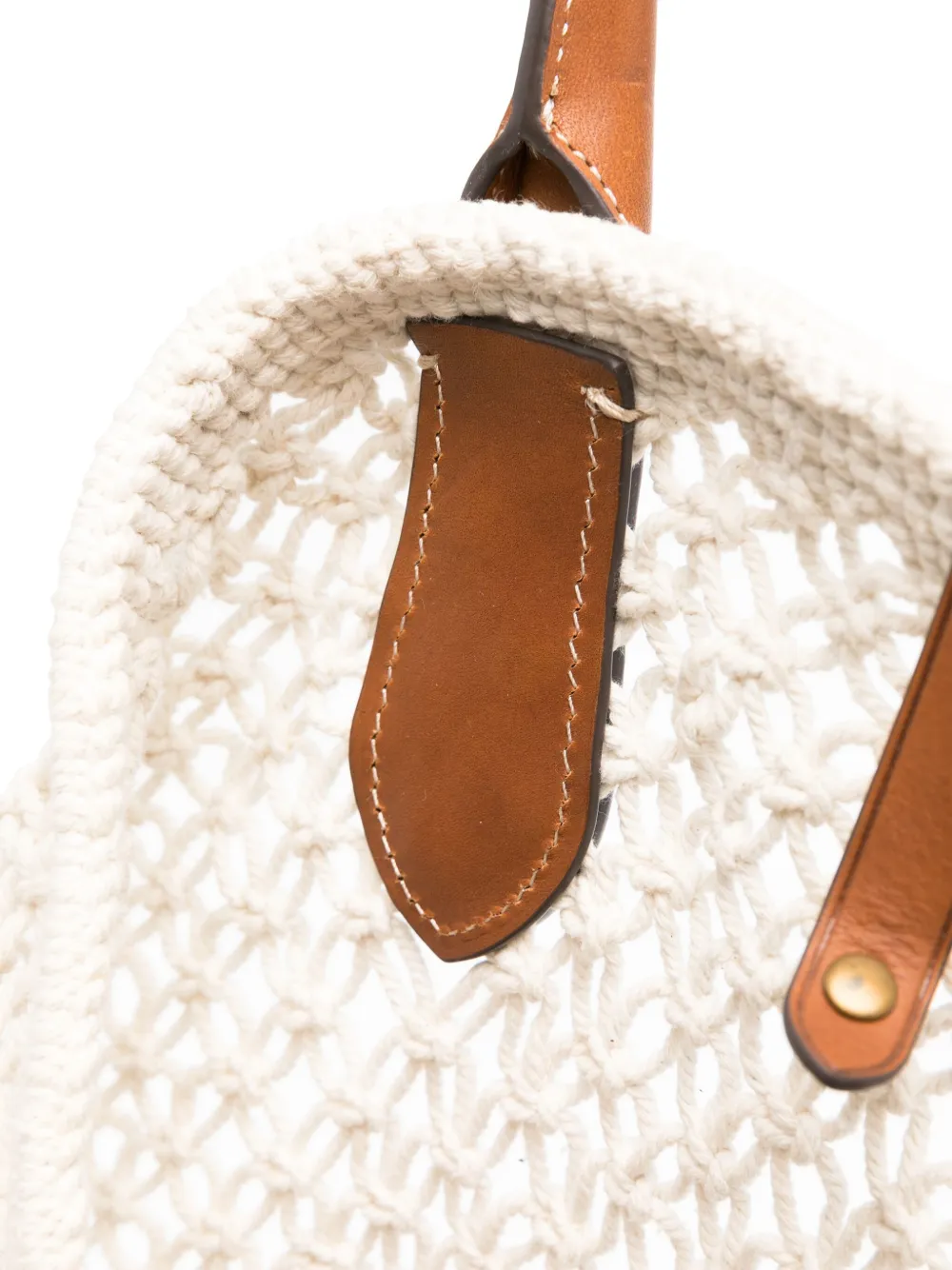 Polo Ralph Lauren Polo Pony macramé shopper Beige