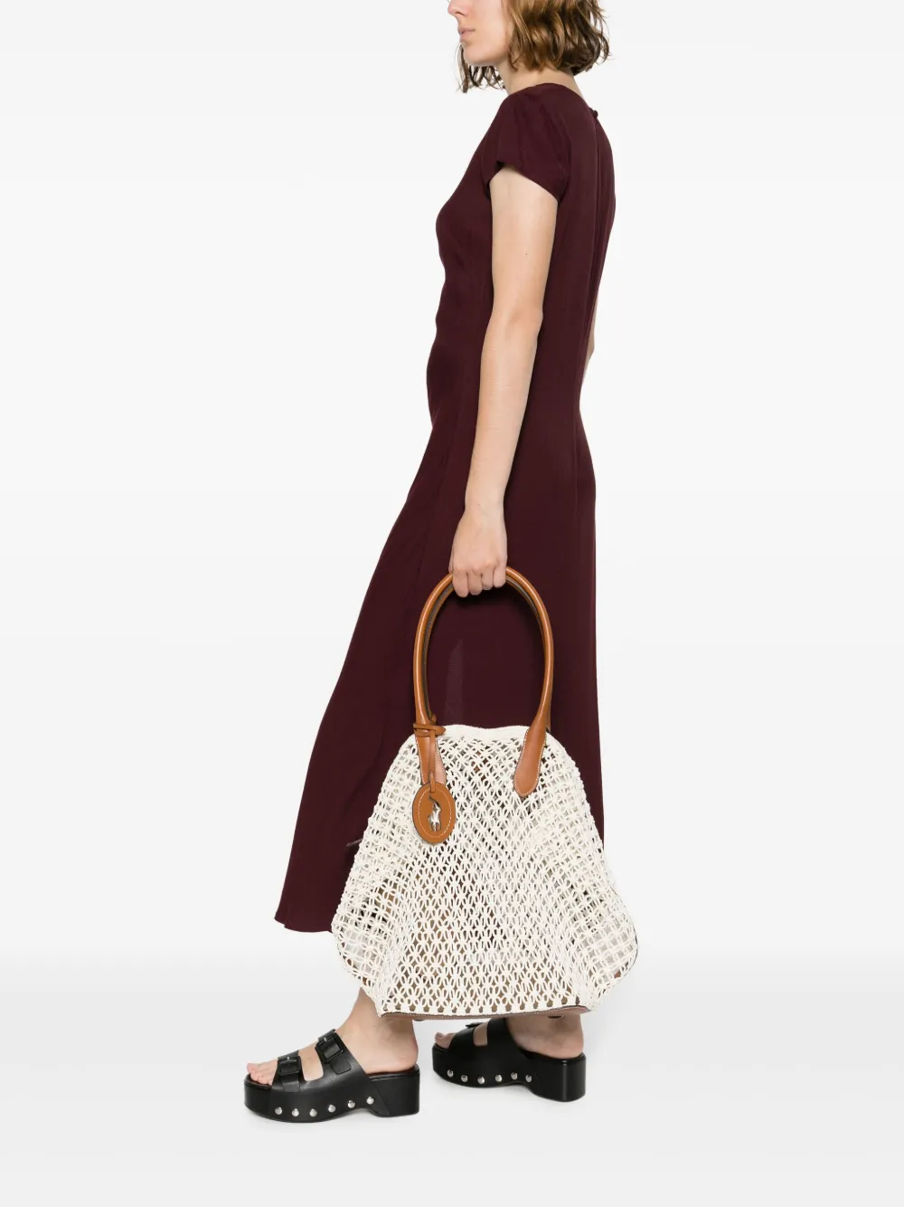 Polo Ralph Lauren Polo Pony macramé shopper Beige
