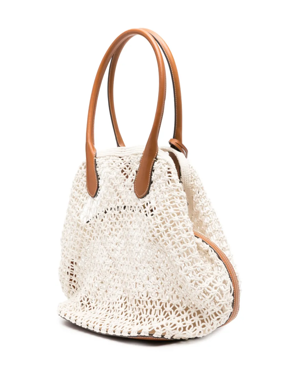 Polo Ralph Lauren Polo Pony macramé shopper Beige