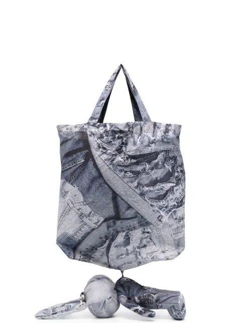 Natasha Zinko Bunny charm-detail tote bag