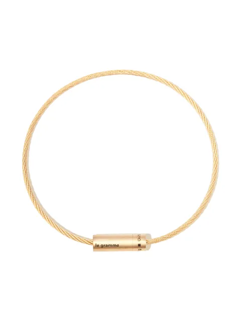 Le Gramme 18kt yellow gold Cable 11g bracelet