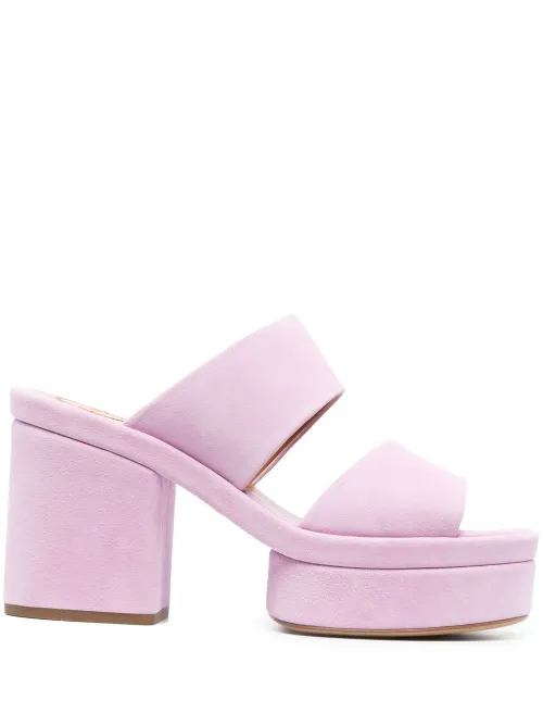 Mules Odina 95 mm en daim - Chloé - Modalova