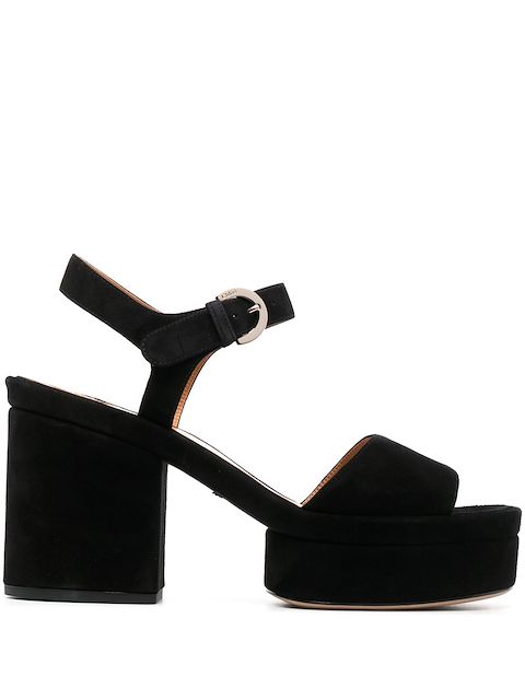 Chloé Odina suede 90mm platform sandals