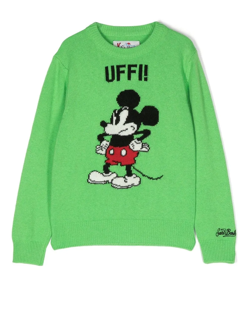 

MC2 Saint Barth Kids Mickey instasia-knit sweater - Verde