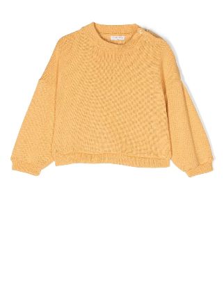 Yellow fine hot sale knit jumper