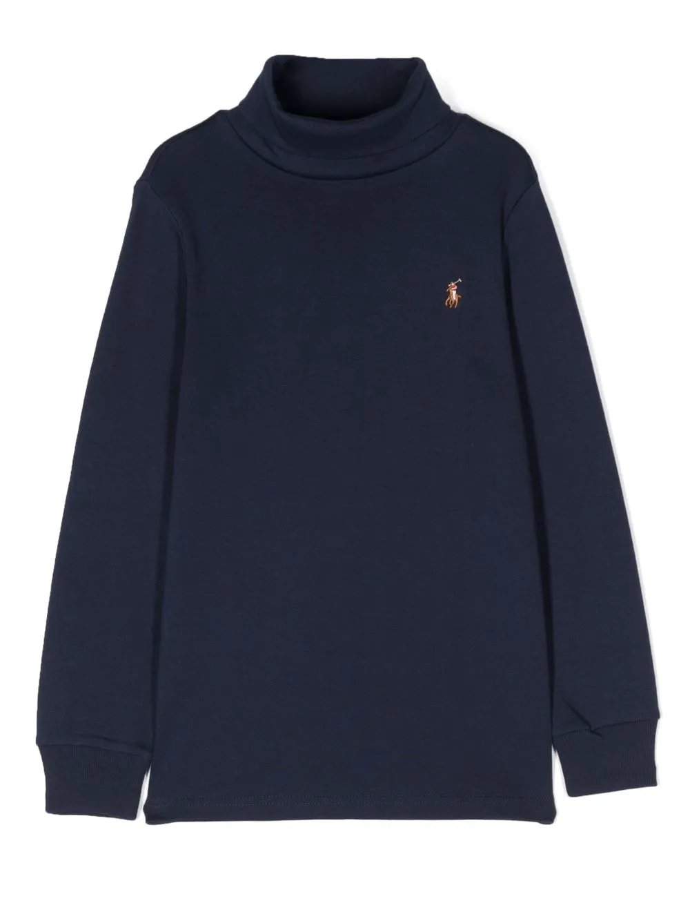 

Ralph Lauren Kids Polo Pony roll-neck top - Blue