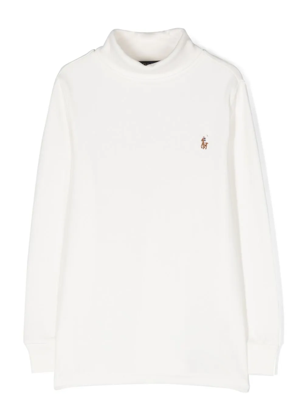 

Ralph Lauren Kids Polo Pony roll-neck top - White