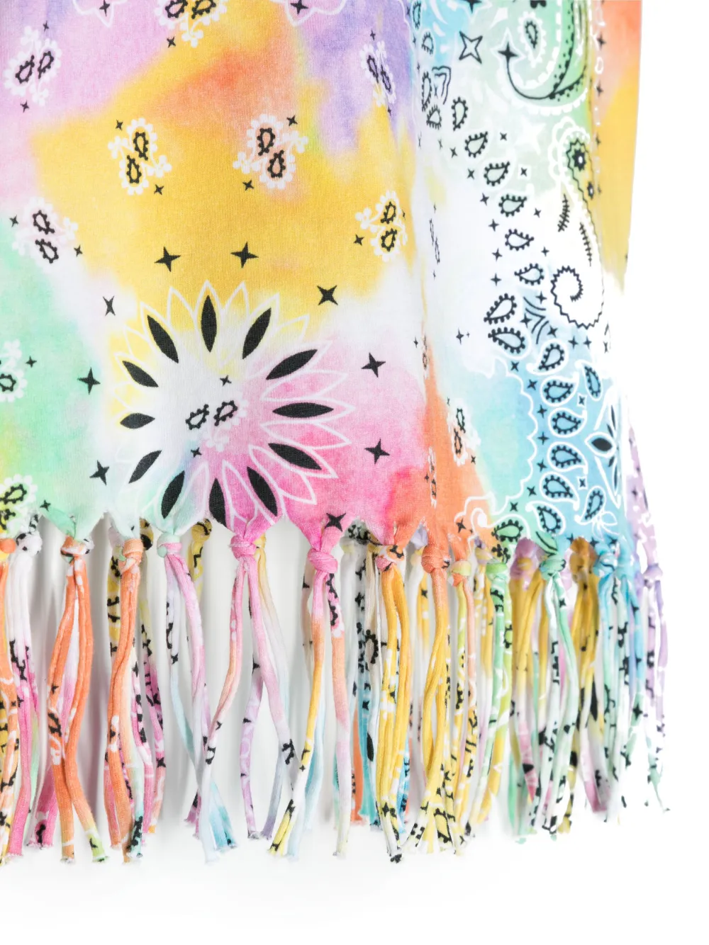 MC2 Saint Barth Kids bandanaprint Fringe Cotton Dress Farfetch