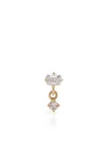 Lizzie Mandler Fine Jewelry 18kt yellow gold Mix Matched diamond stud earring