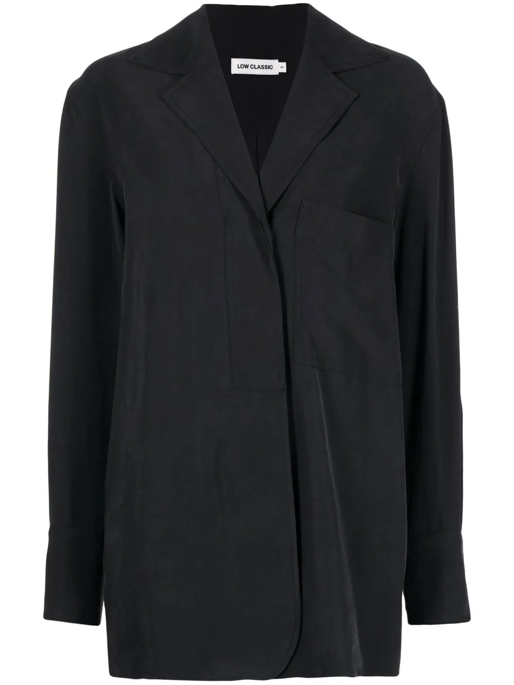 

Low Classic open-collar long-sleeve shirt - Grey