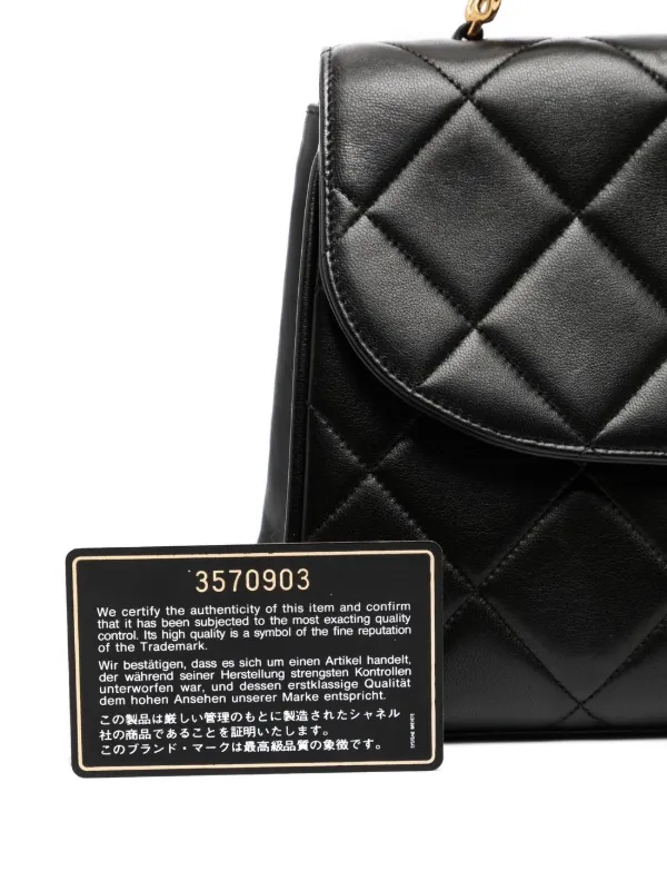 CHANEL Pre-Owned 1995 Classic Flap top-handle Bag | Black | FARFETCH