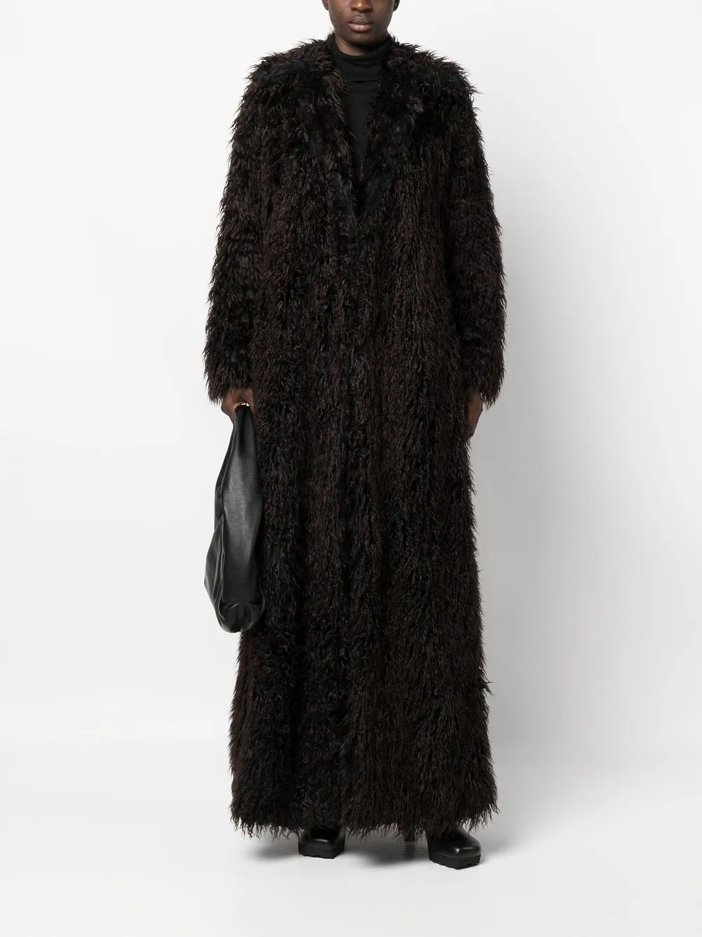 Del Core fauxfur Long Coat Farfetch