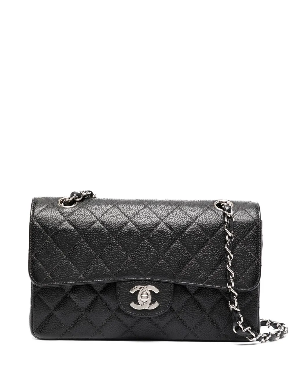 

Chanel Pre-Owned 2000 small Double Flap shoulder bag - Black