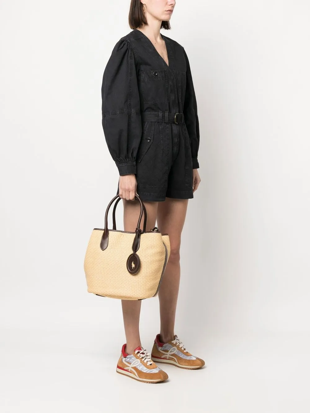Polo Ralph Lauren Geweven shopper - Beige