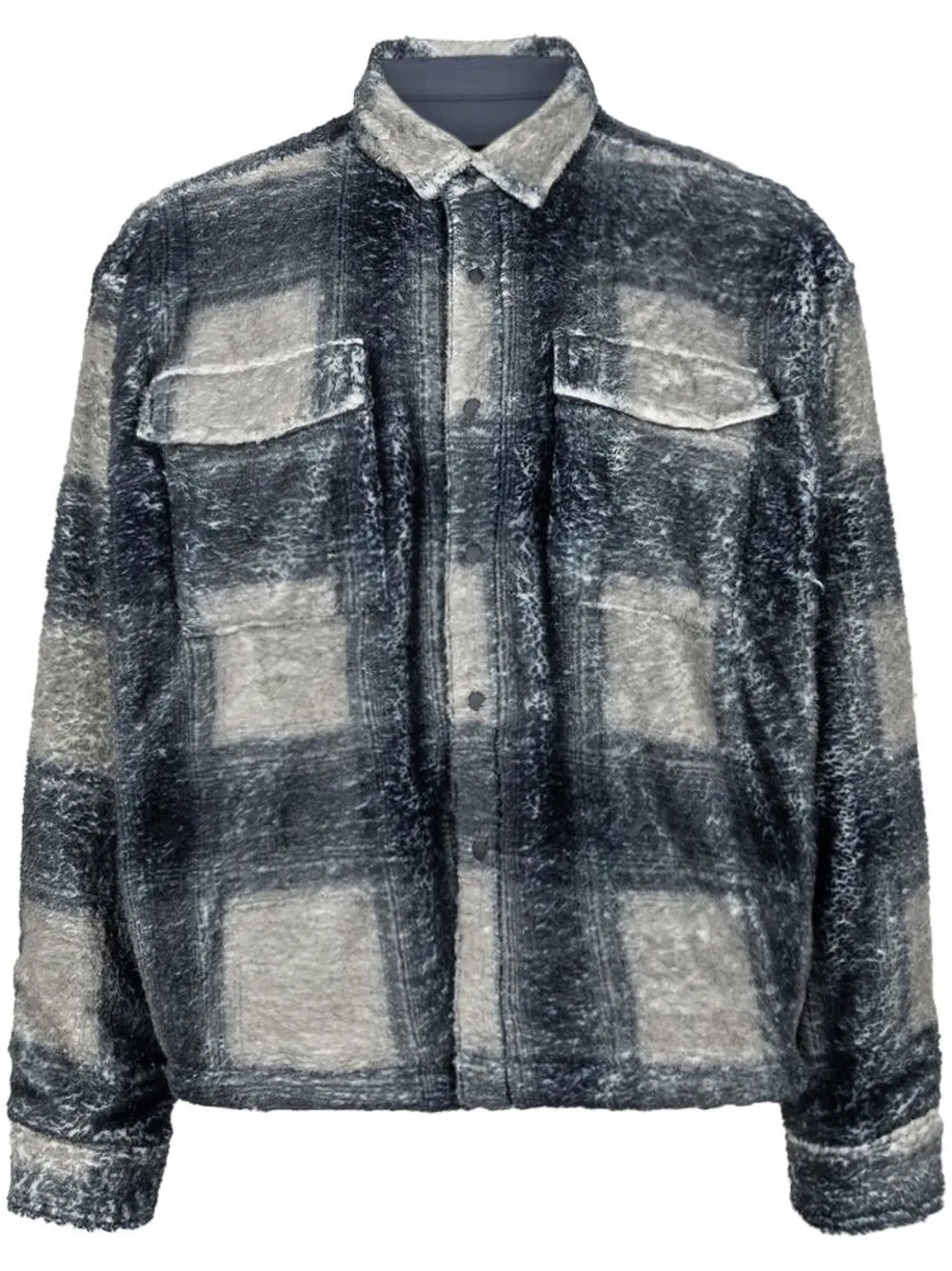 

Stampd plaid button-up shirt - Grey