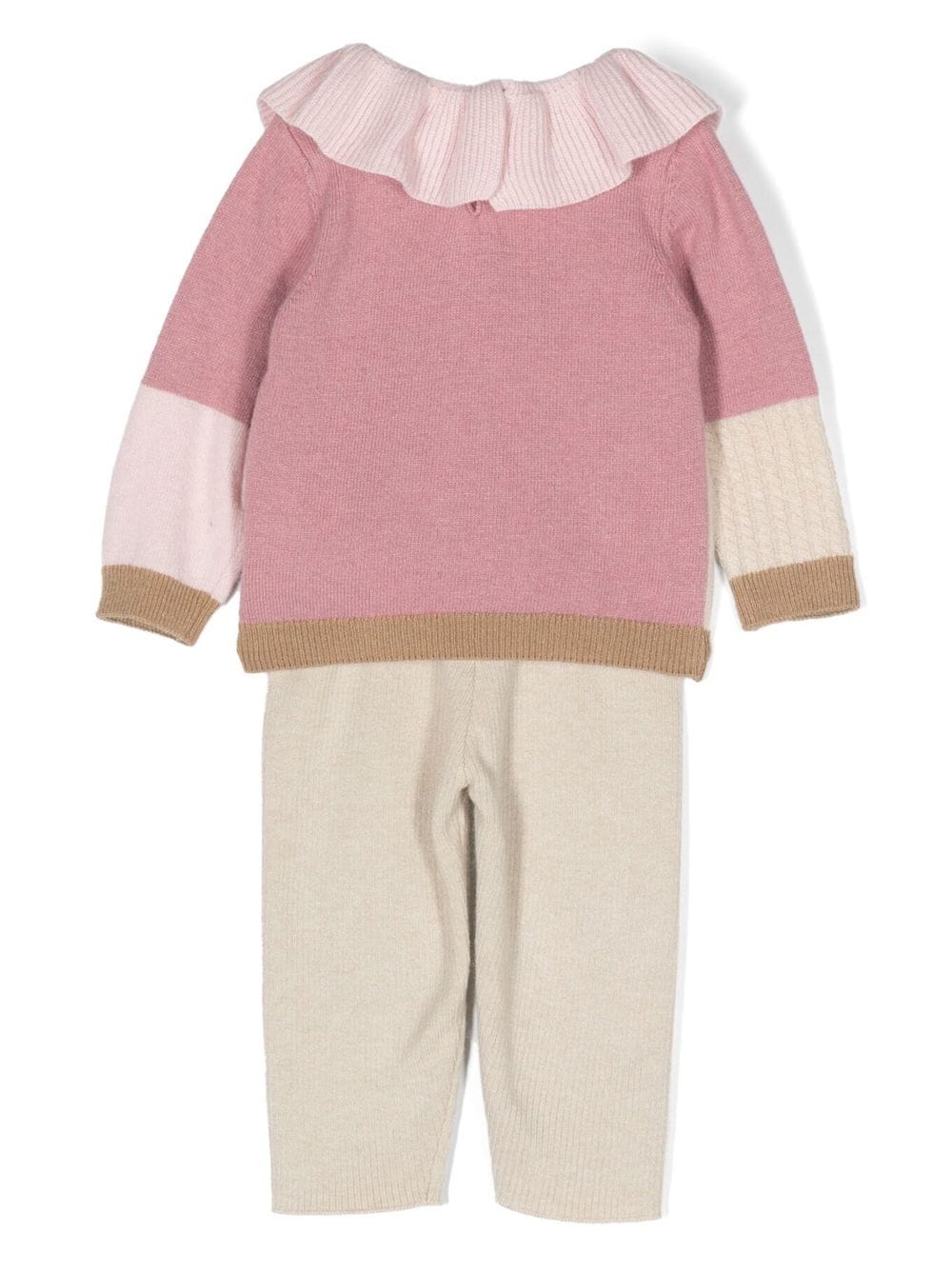 Le Bebé Enfant Top en broek set - Beige