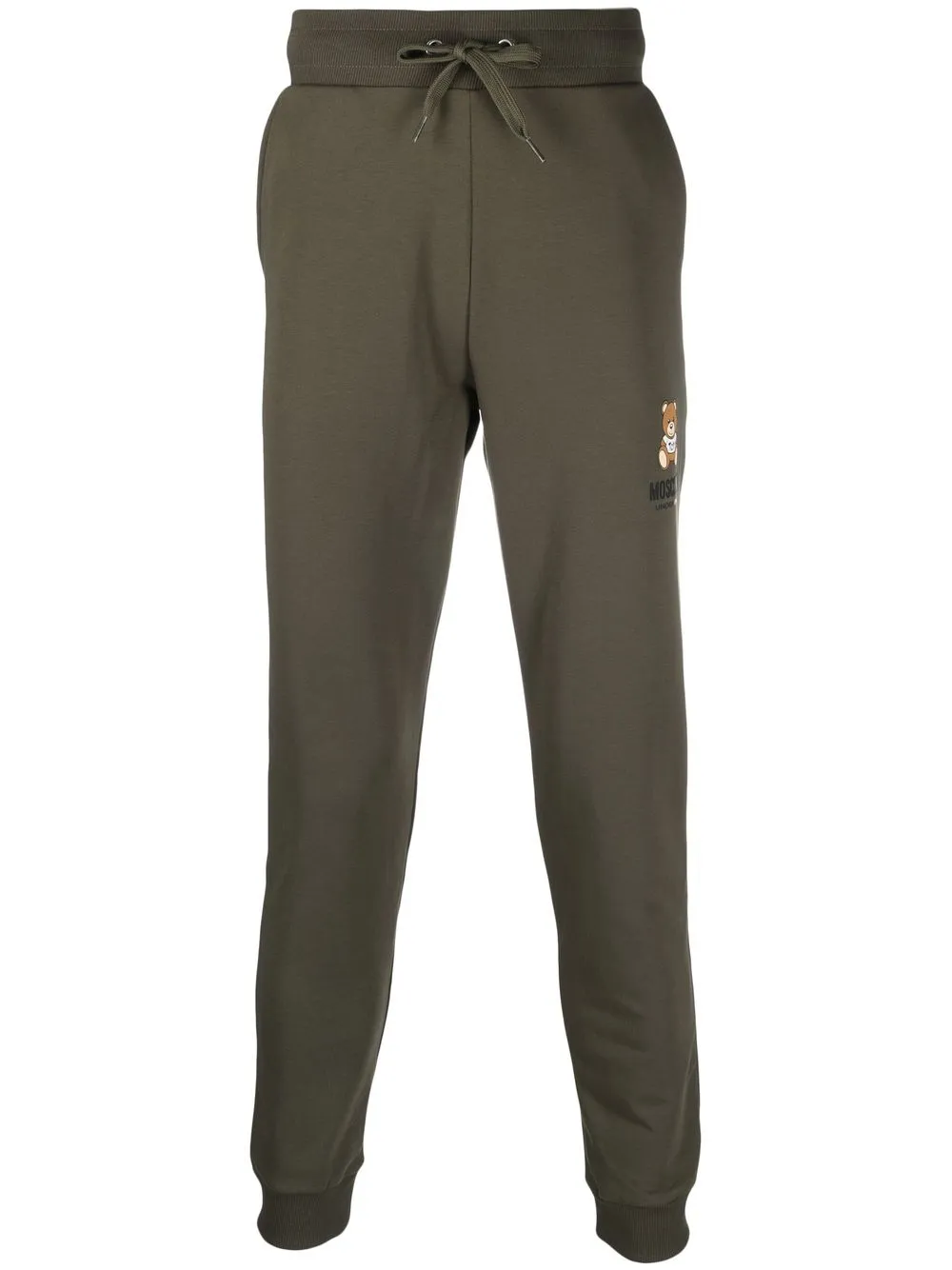 

Moschino Teddy Bear cotton track pants - Green