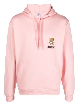 Moschino on sale pink hoodie